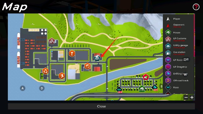 汽车LP极限驾驶游戏仓库位置指南1