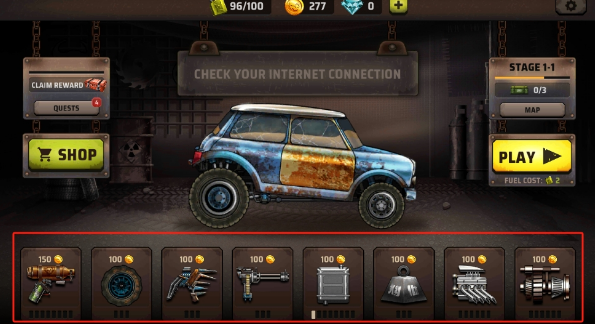 山地僵尸赛车畅玩版